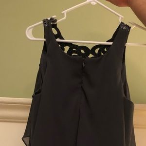 Formal size 12 grey S.L. Fashions dress purchased for charity event & worn once.